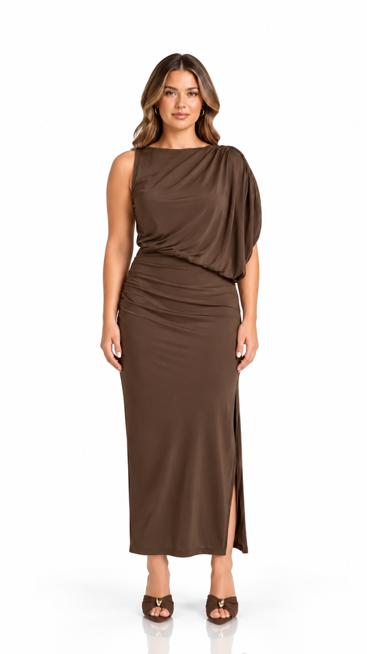 The Isadora Cape Sleeve Dress