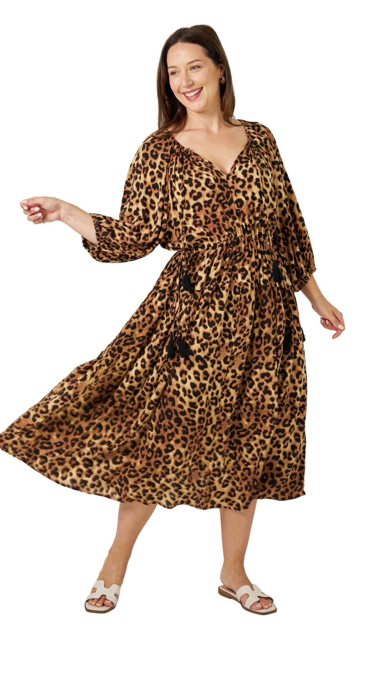 The Rebecca Fierce Midi Dress