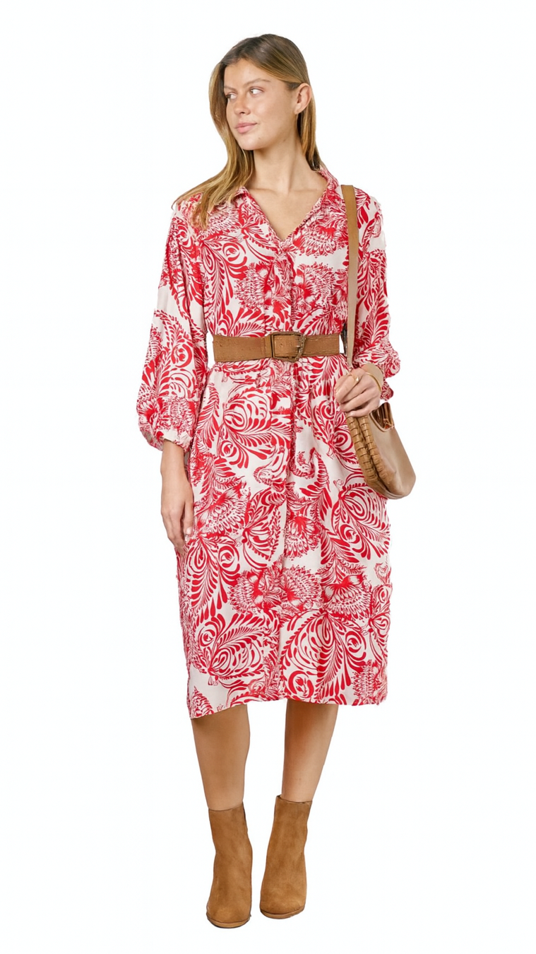 The Bold Fern Relaxed Fit Dress
