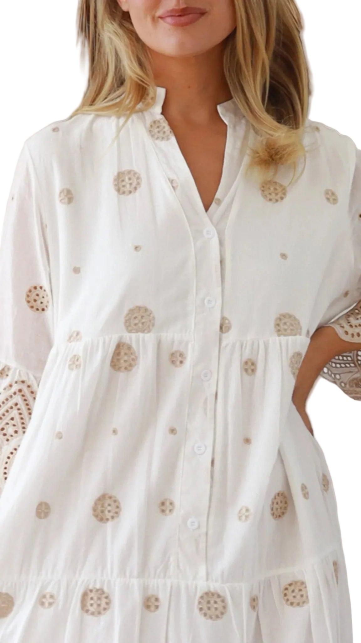 The Golden Solace Grace Dress