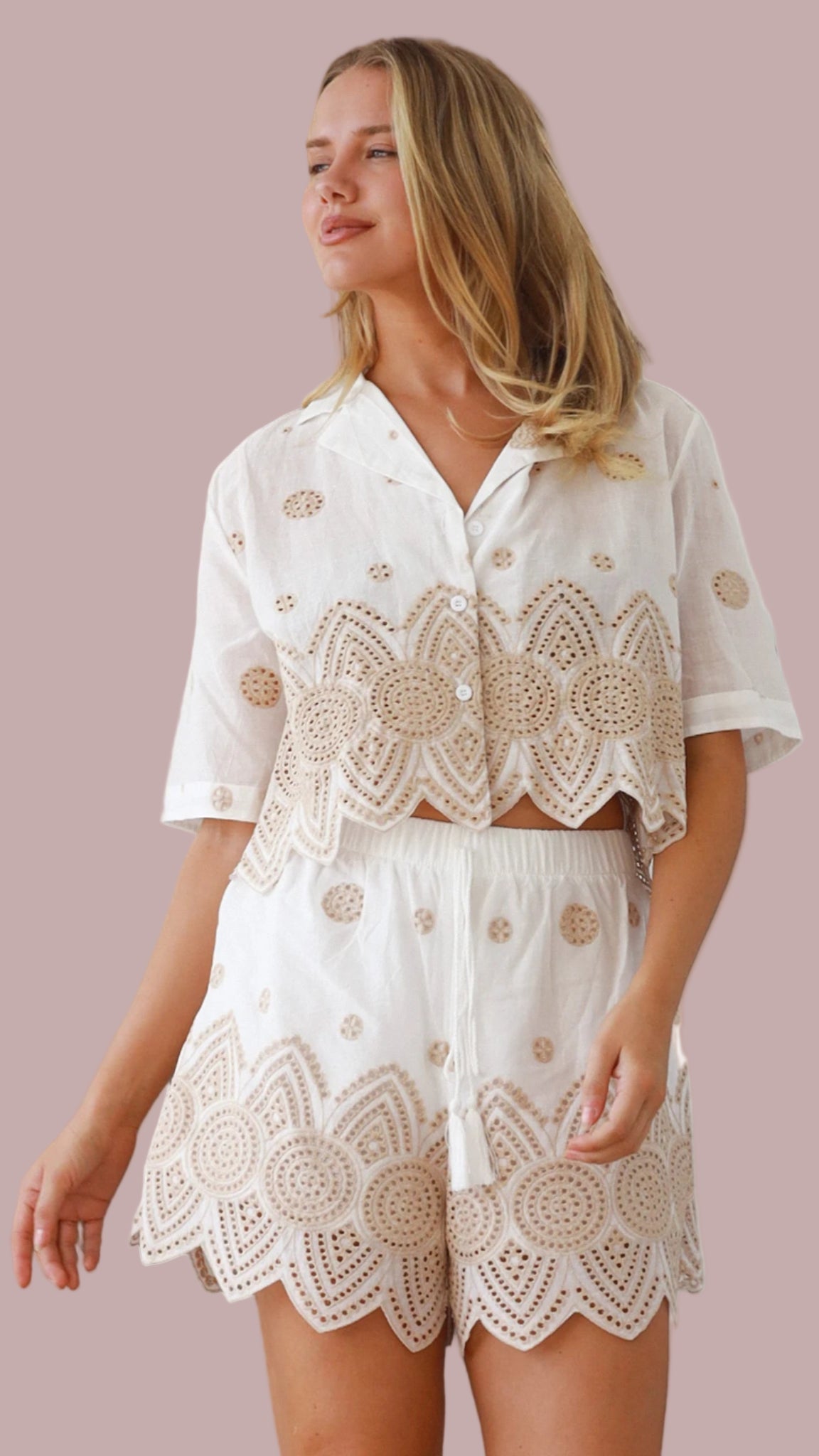 The Golden Solace Short Set