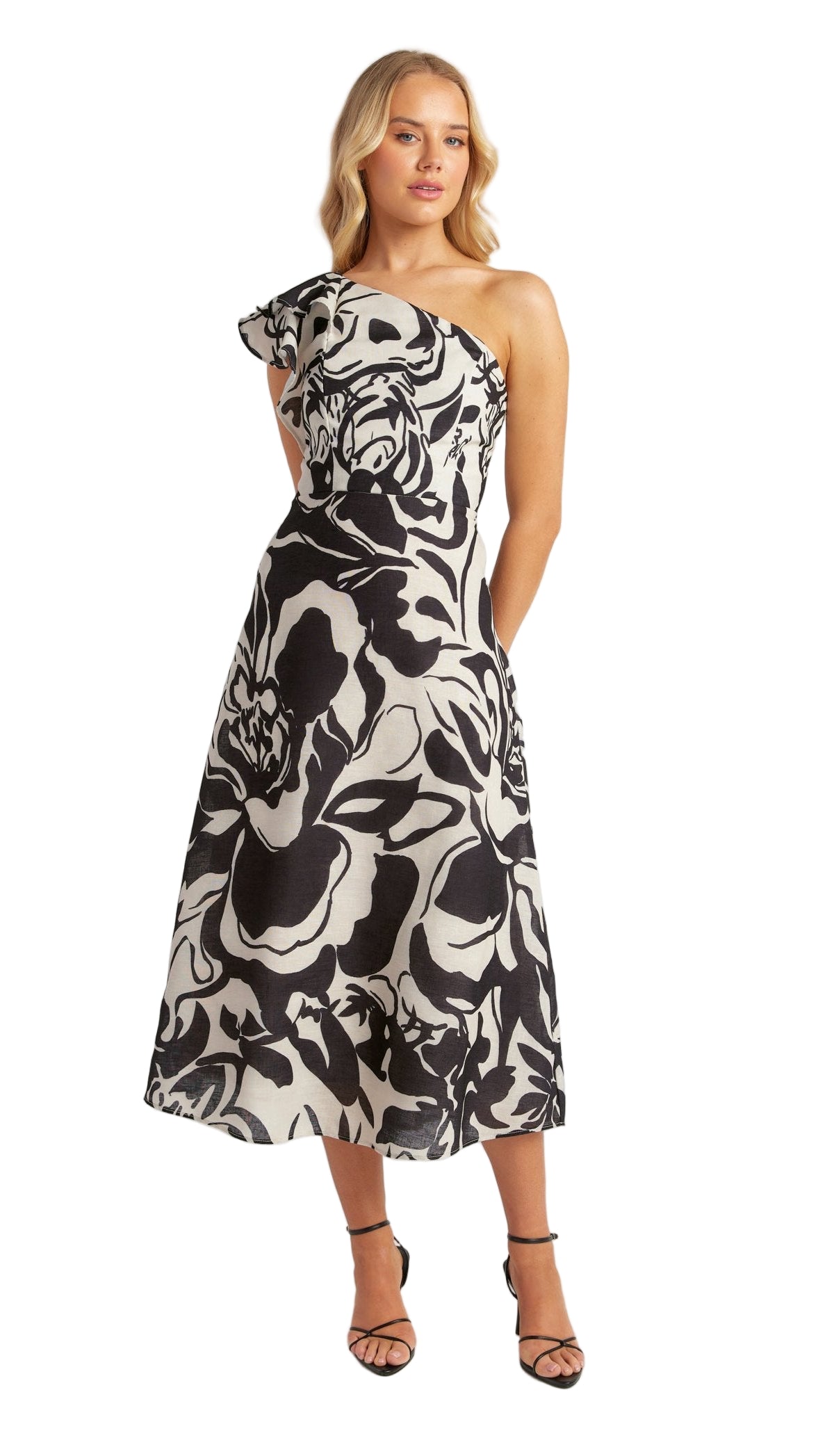 The Noir Fleur Dress - Black