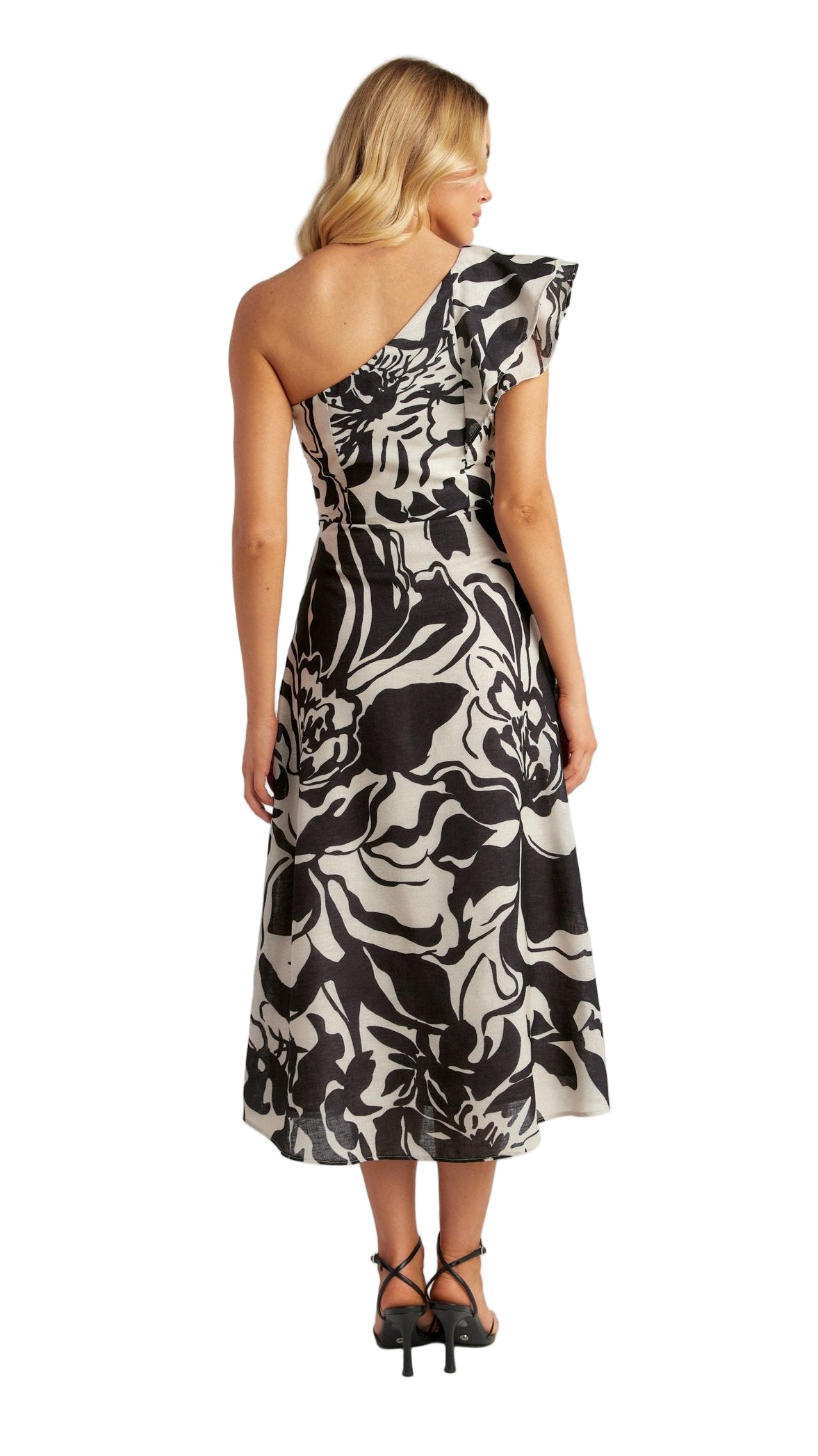The Noir Fleur Dress - Black