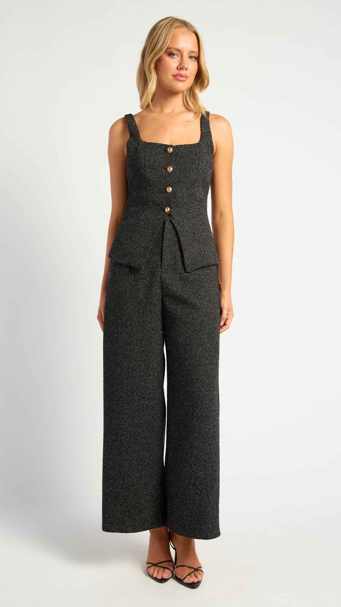 The Margot Tweed Vest