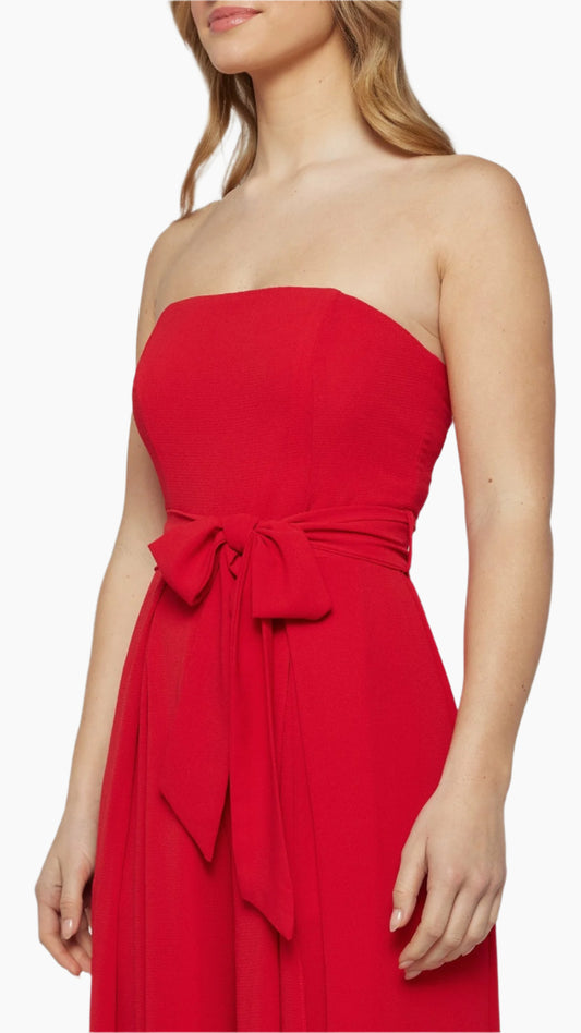 The Scarlet Tie Jumpsuit
