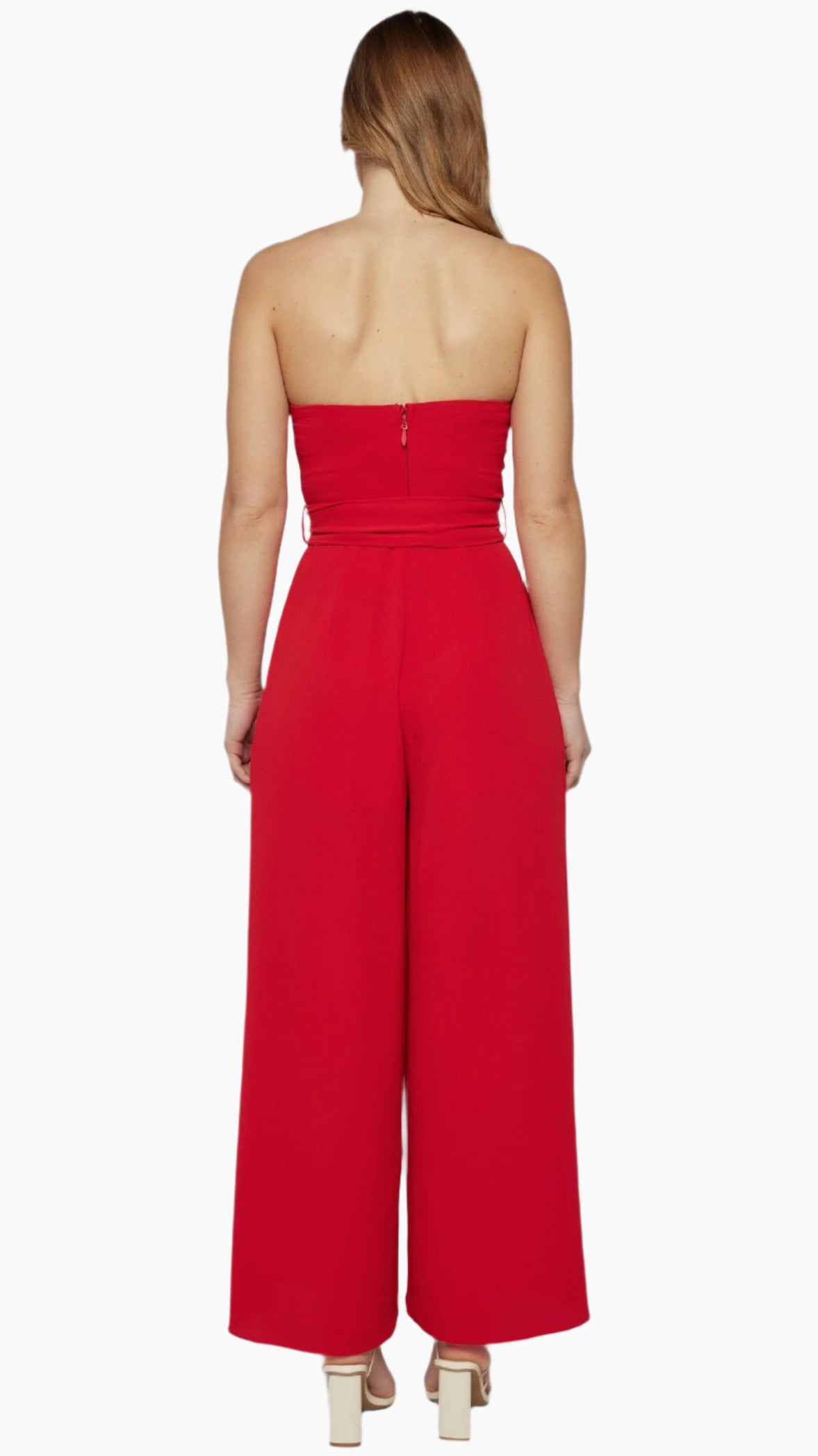 The Scarlet Tie Jumpsuit