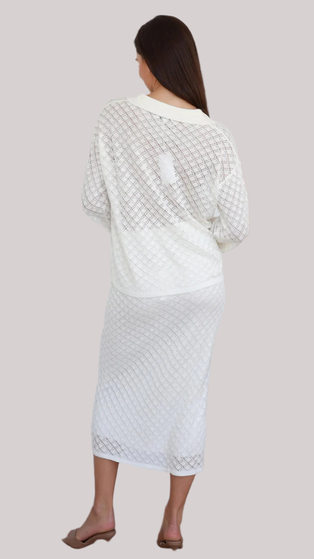 The Marlowe Knit Set - Cream