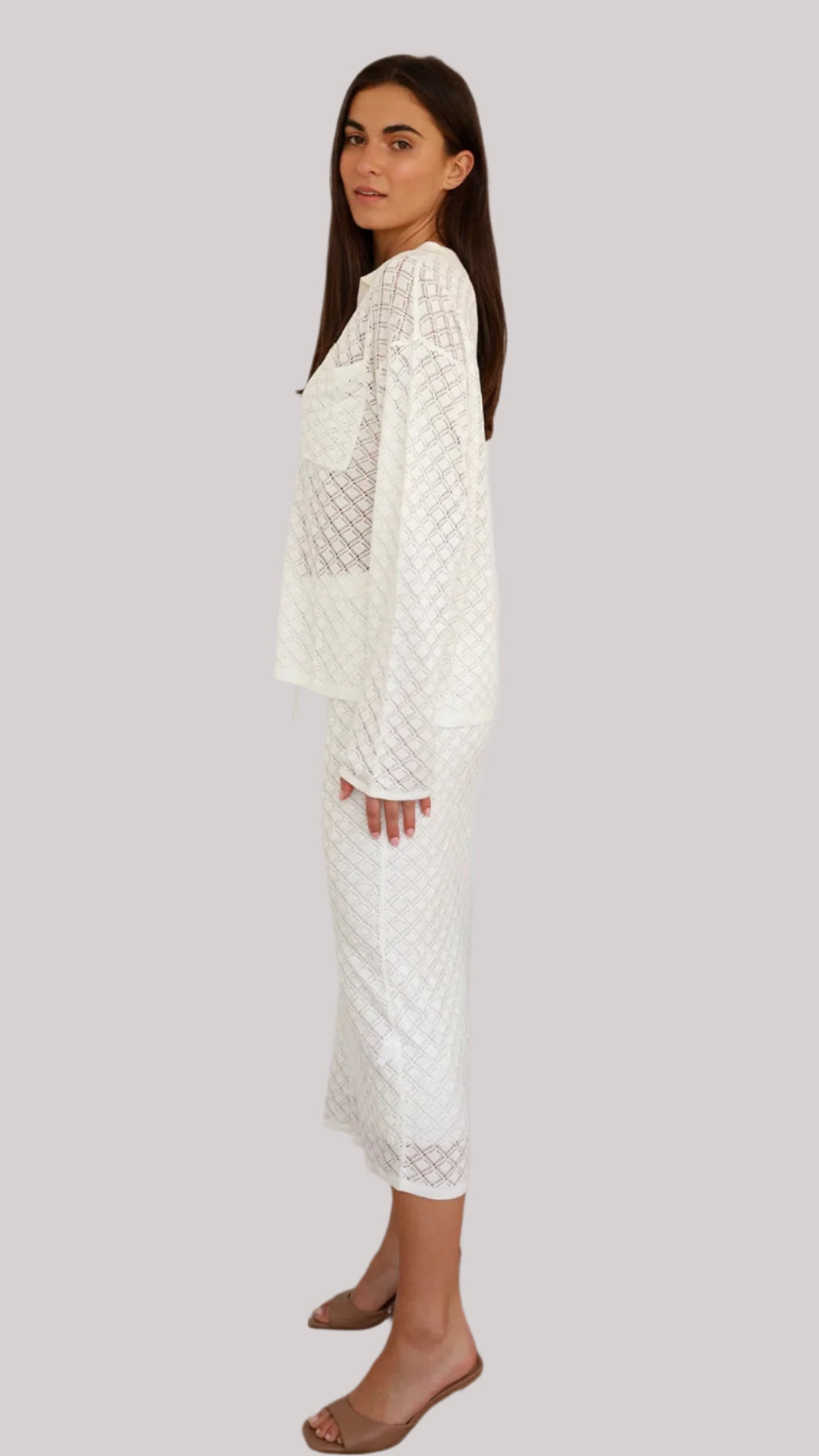 The Marlowe Knit Set - Cream