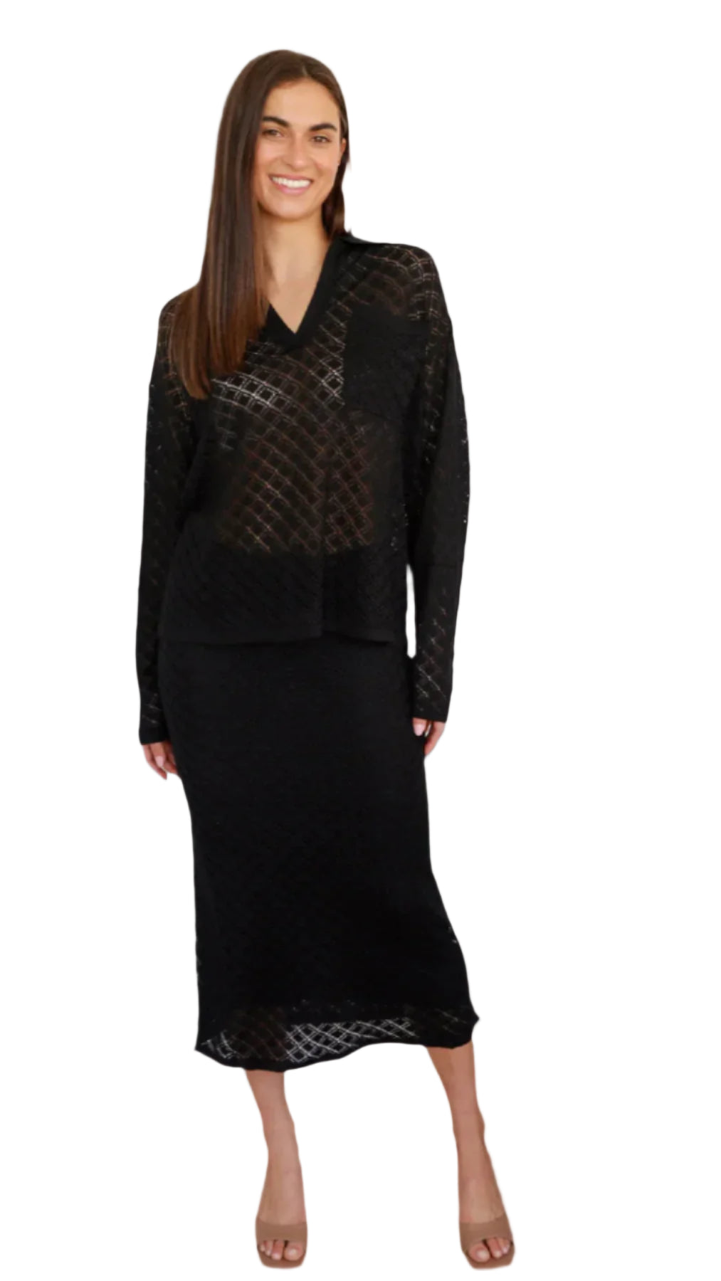The Marlowe Knit Set - Black