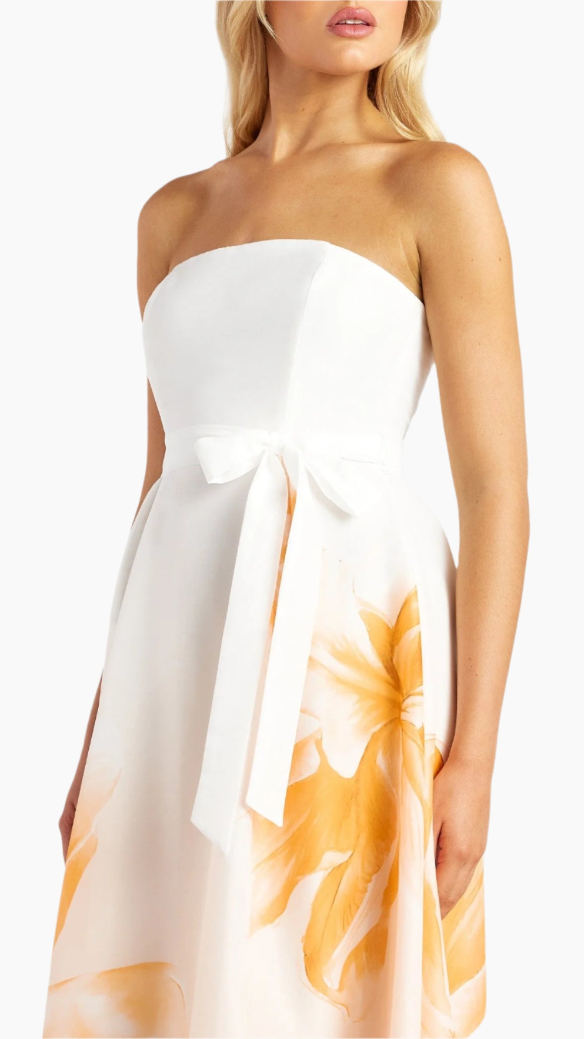The Peachy Delight Midi Dress
