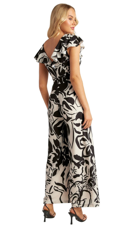 The Noir Fleur Jumpsuit