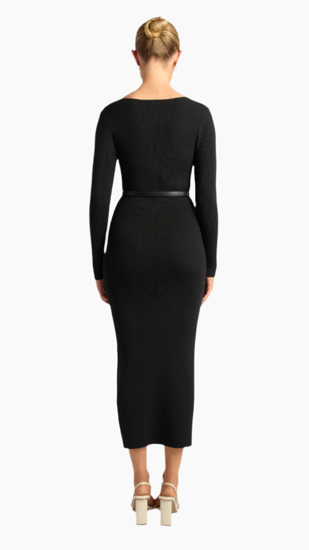 The Alexis Reign Knit Dress - Black