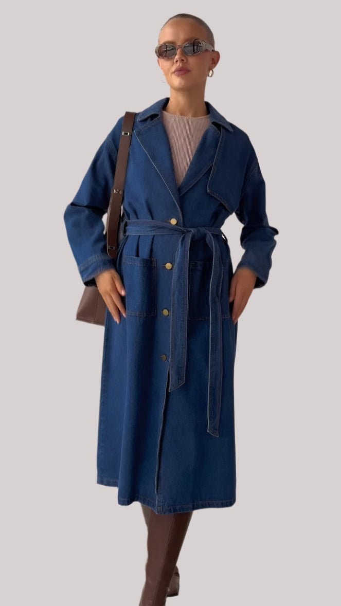 The Dakota Denim Trench