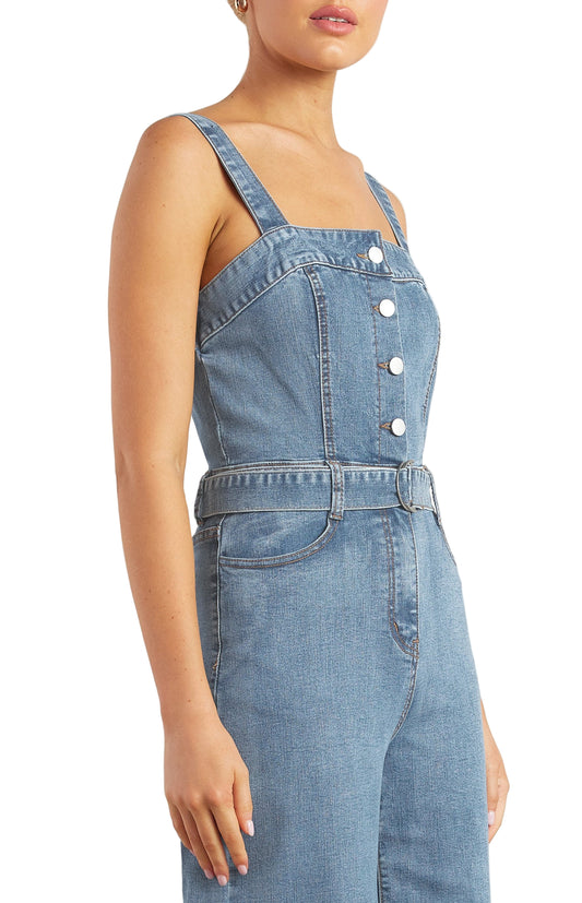 The Iconic Denim Jumpsuit