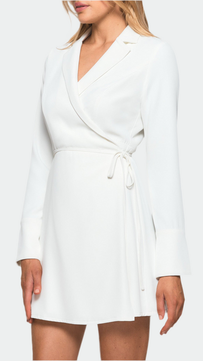 The White Sonata Wrap Dress