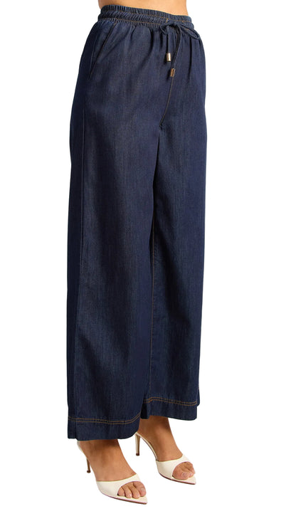The Indigo Ease Chambray Pants