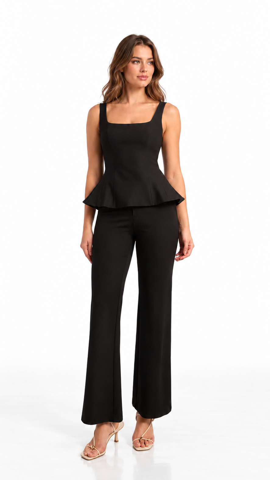 The Midnight Refrain Peplum Top