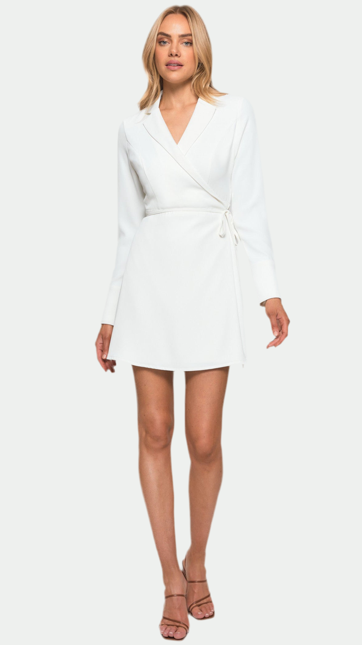 The White Sonata Wrap Dress