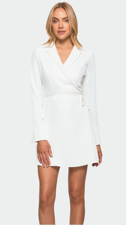 The White Sonata Wrap Dress