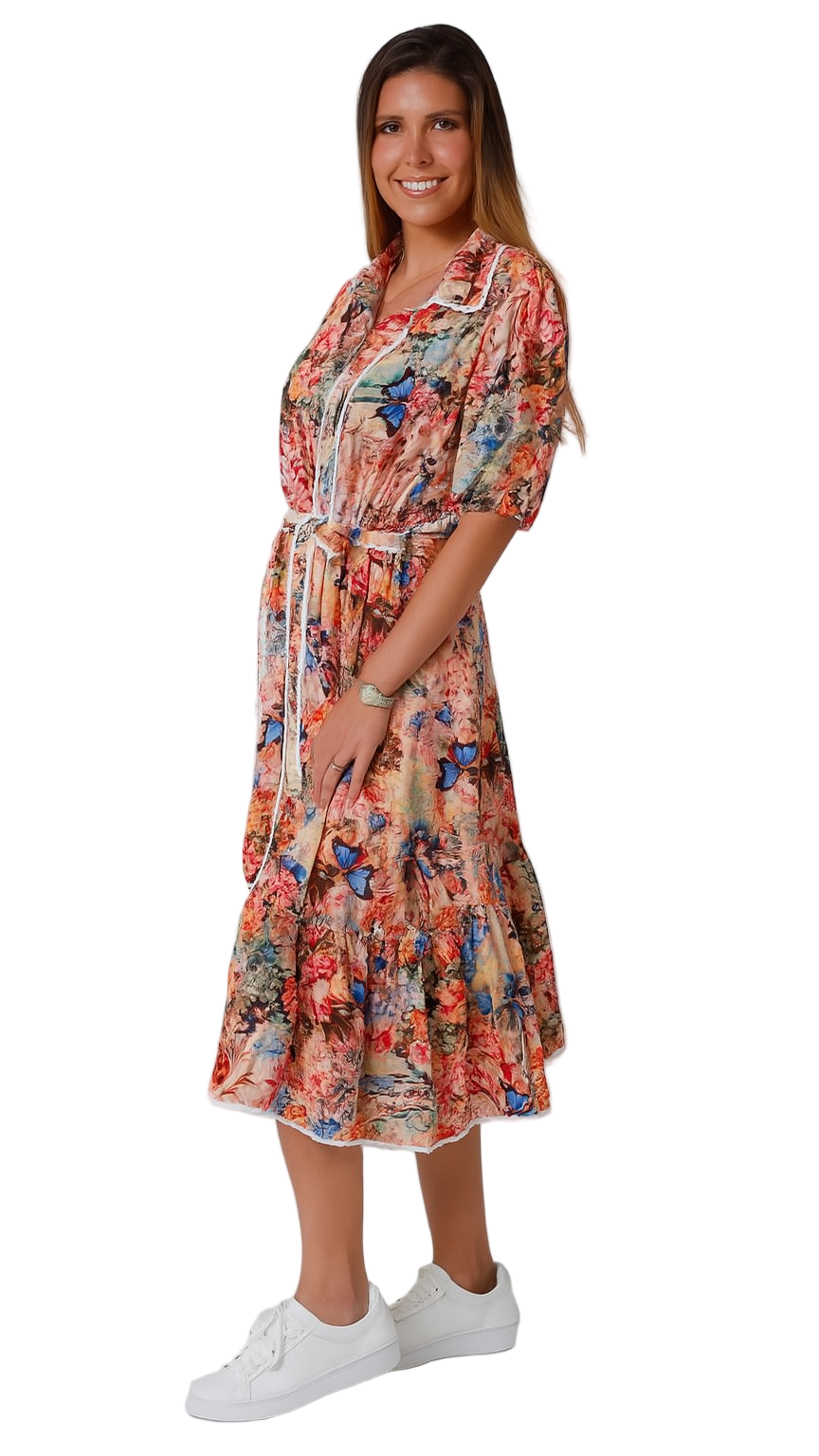 The Ulysses Bloom Shirt Midi