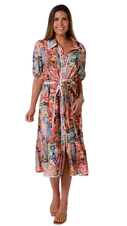 The Ulysses Bloom Shirt Midi