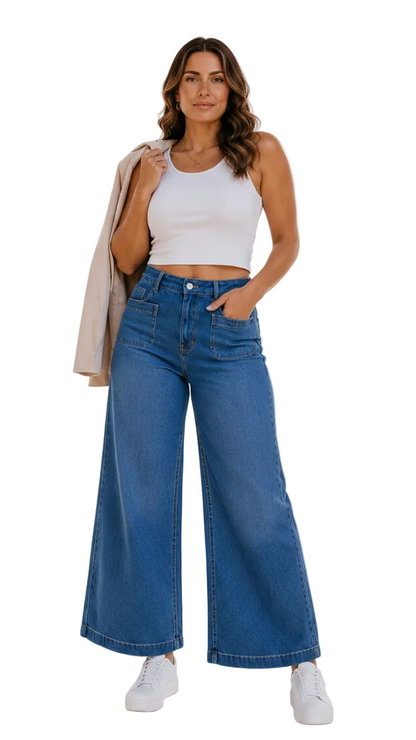The Skyline Wide-Leg Jeans