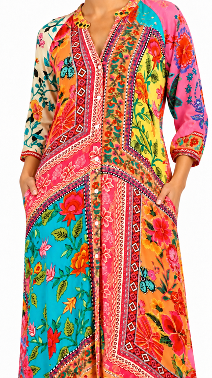 The Paradise Mosaic Dress