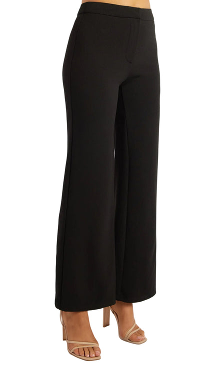 The Lennox Structured Stretch Pant - Black