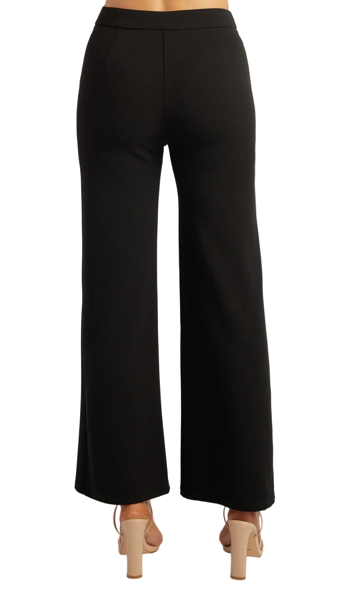 The Lennox Structured Stretch Pant - Black