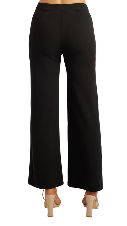 The Lennox Structured Stretch Pant - Black