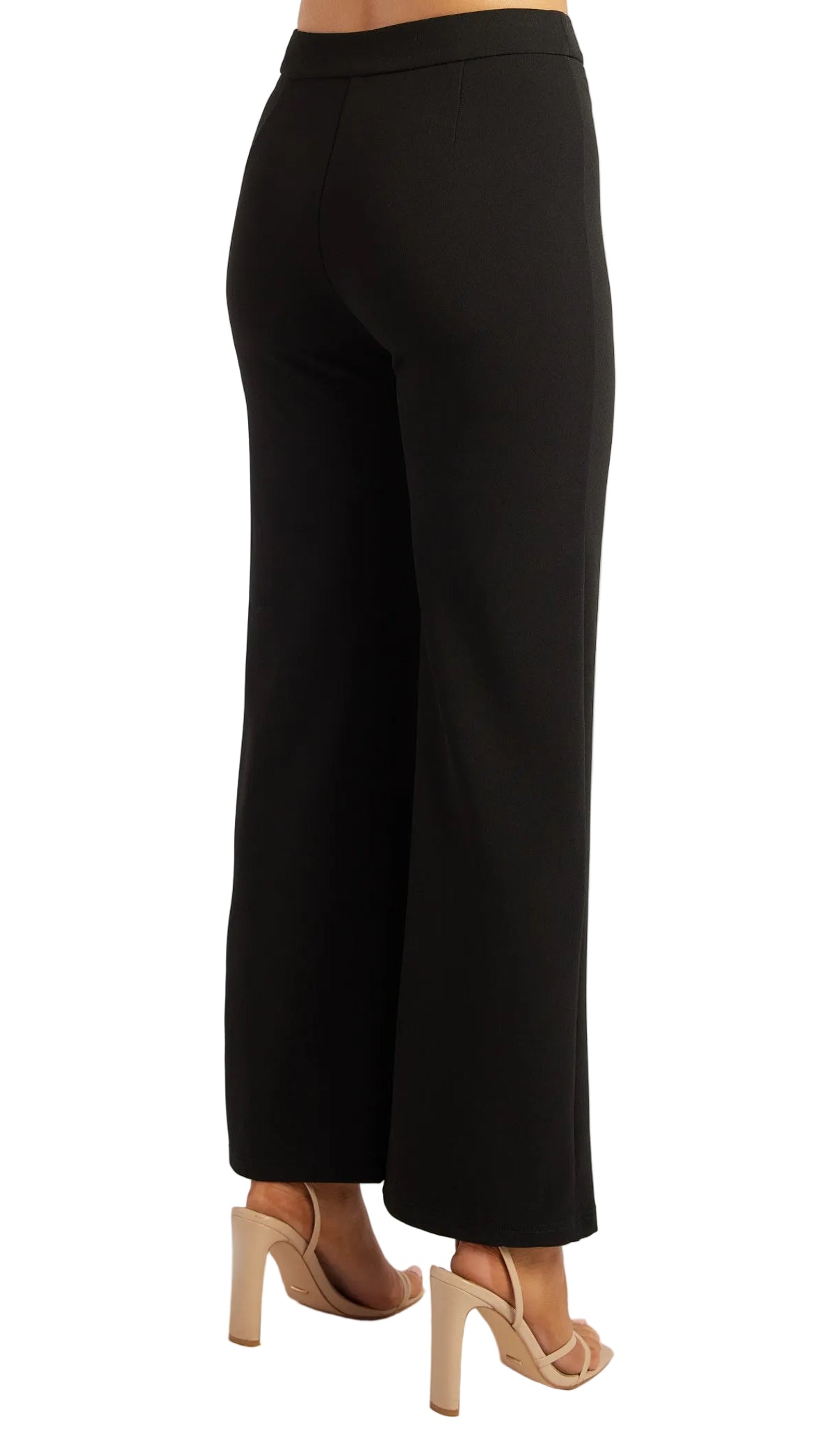 The Lennox Structured Stretch Pant - Black