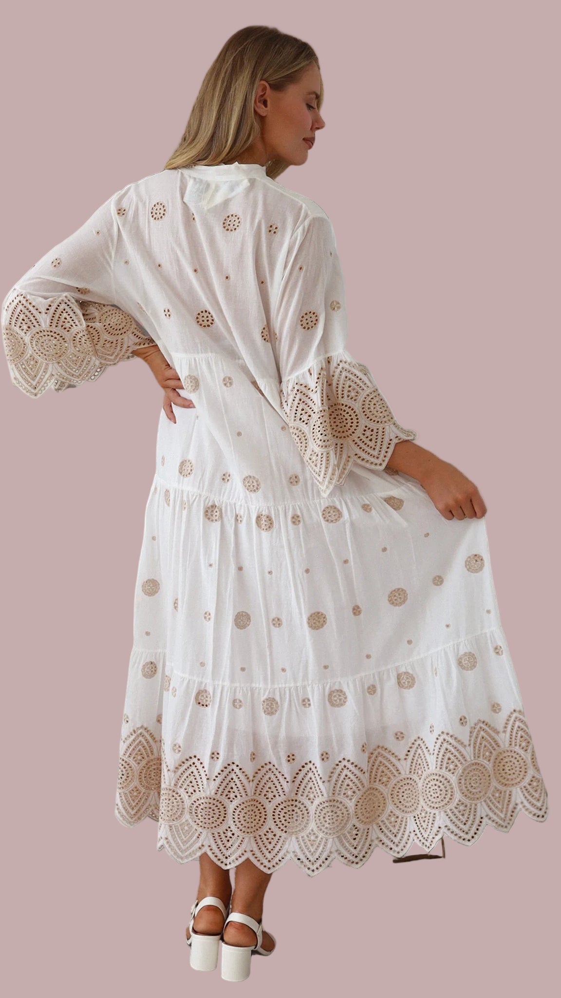 The Golden Solace Grace Dress