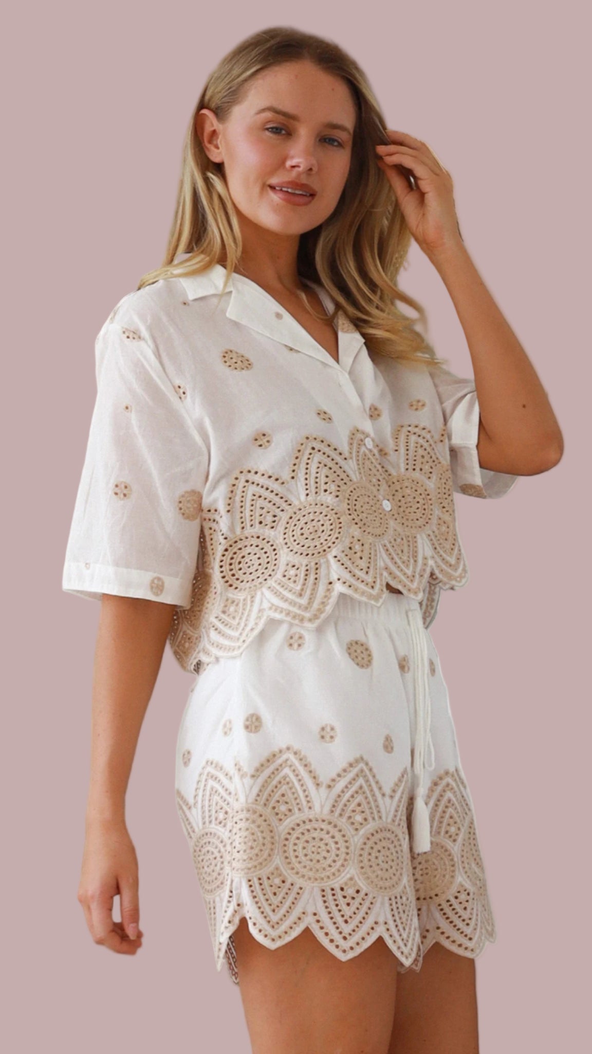 The Golden Solace Short Set