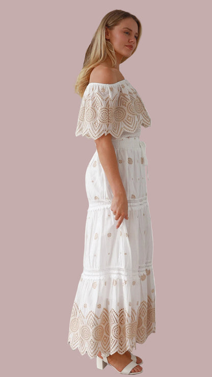 The Golden Solace Embroidered Set