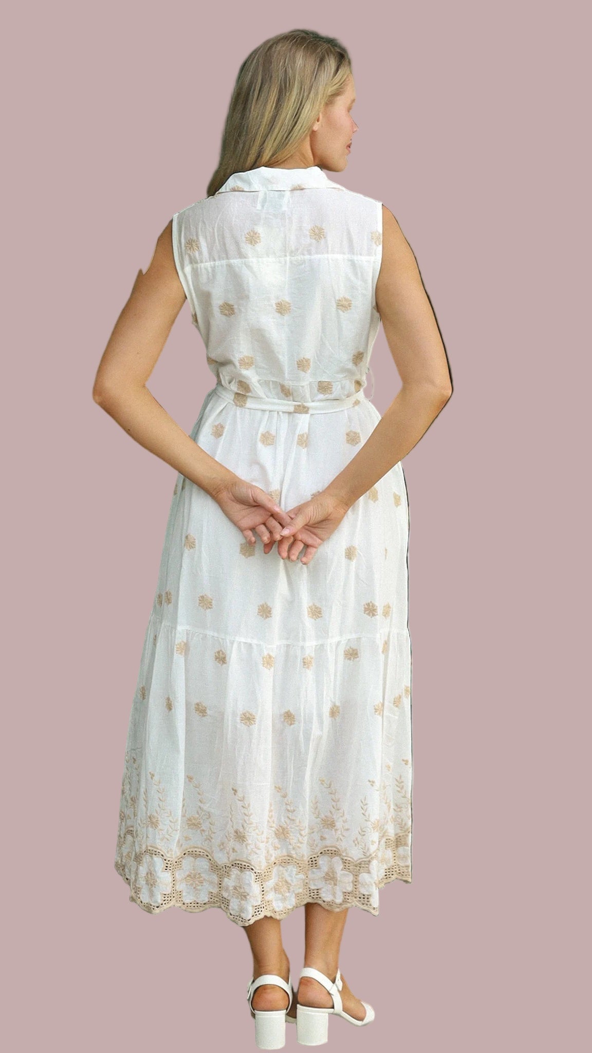 The Golden Solace Riviera Dress