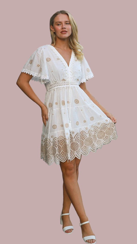 The Golden Solace Isla Dress