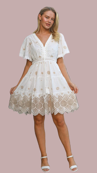 The Golden Solace Isla Dress