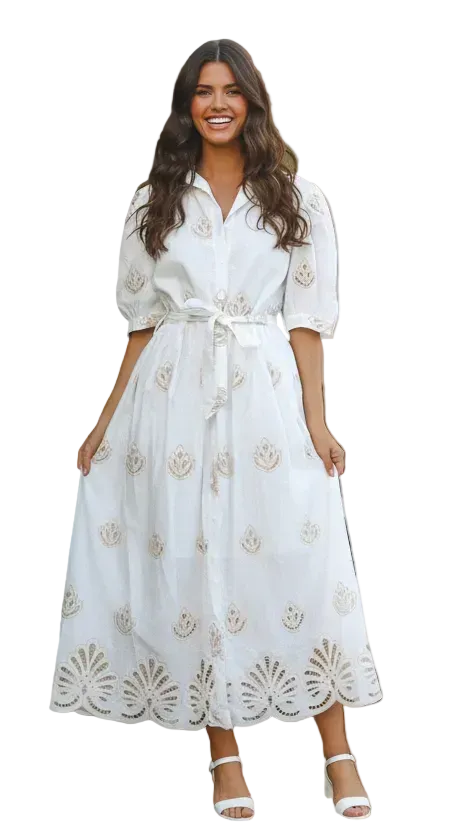 The Golden Solace Lola Dress