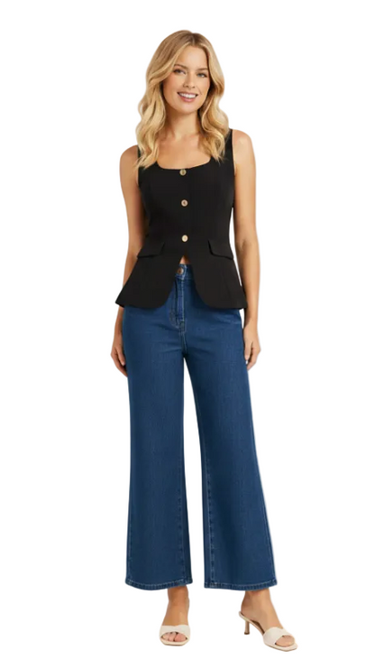 The Poised Buttoned Vest