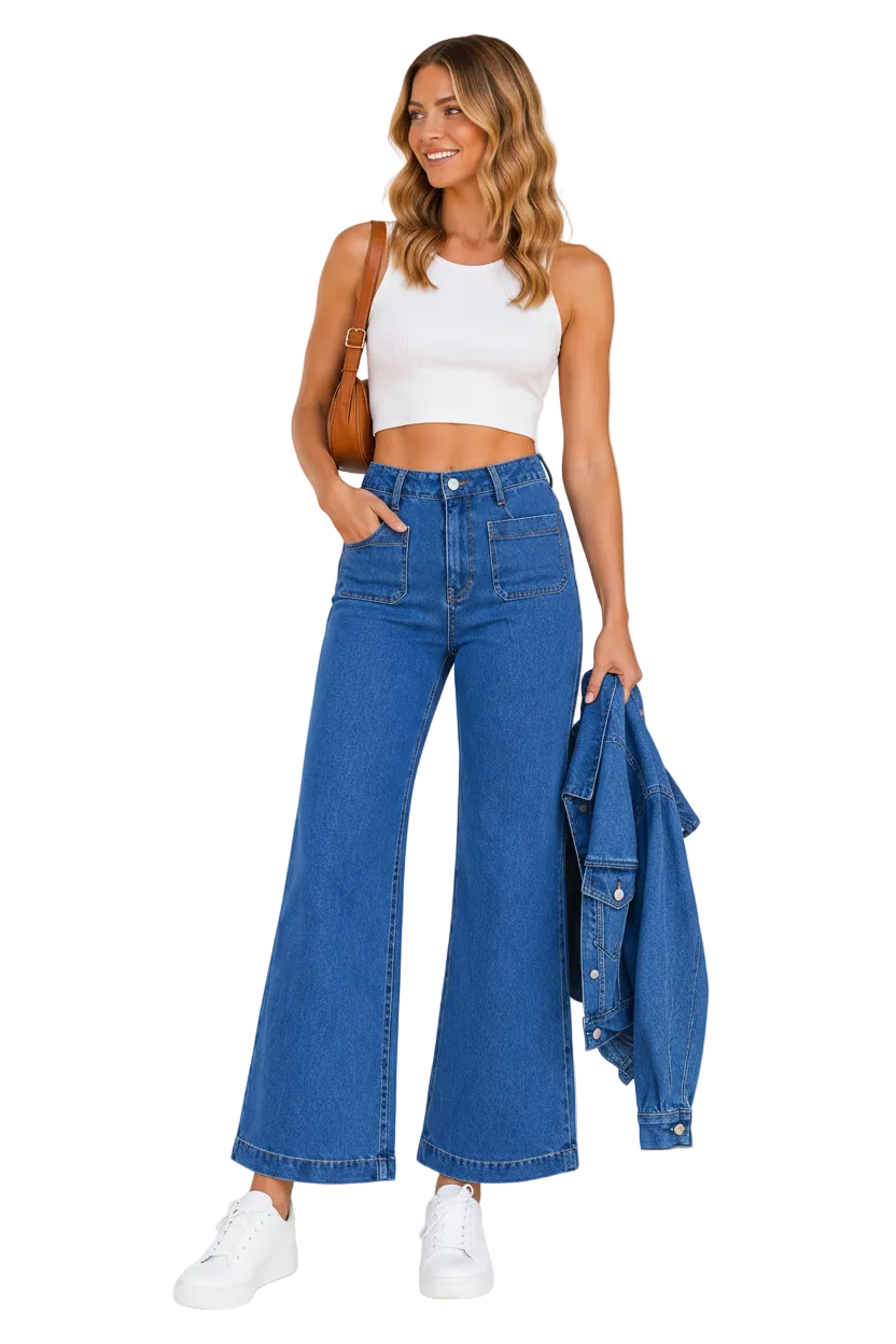 The Skyline Wide-Leg Jeans