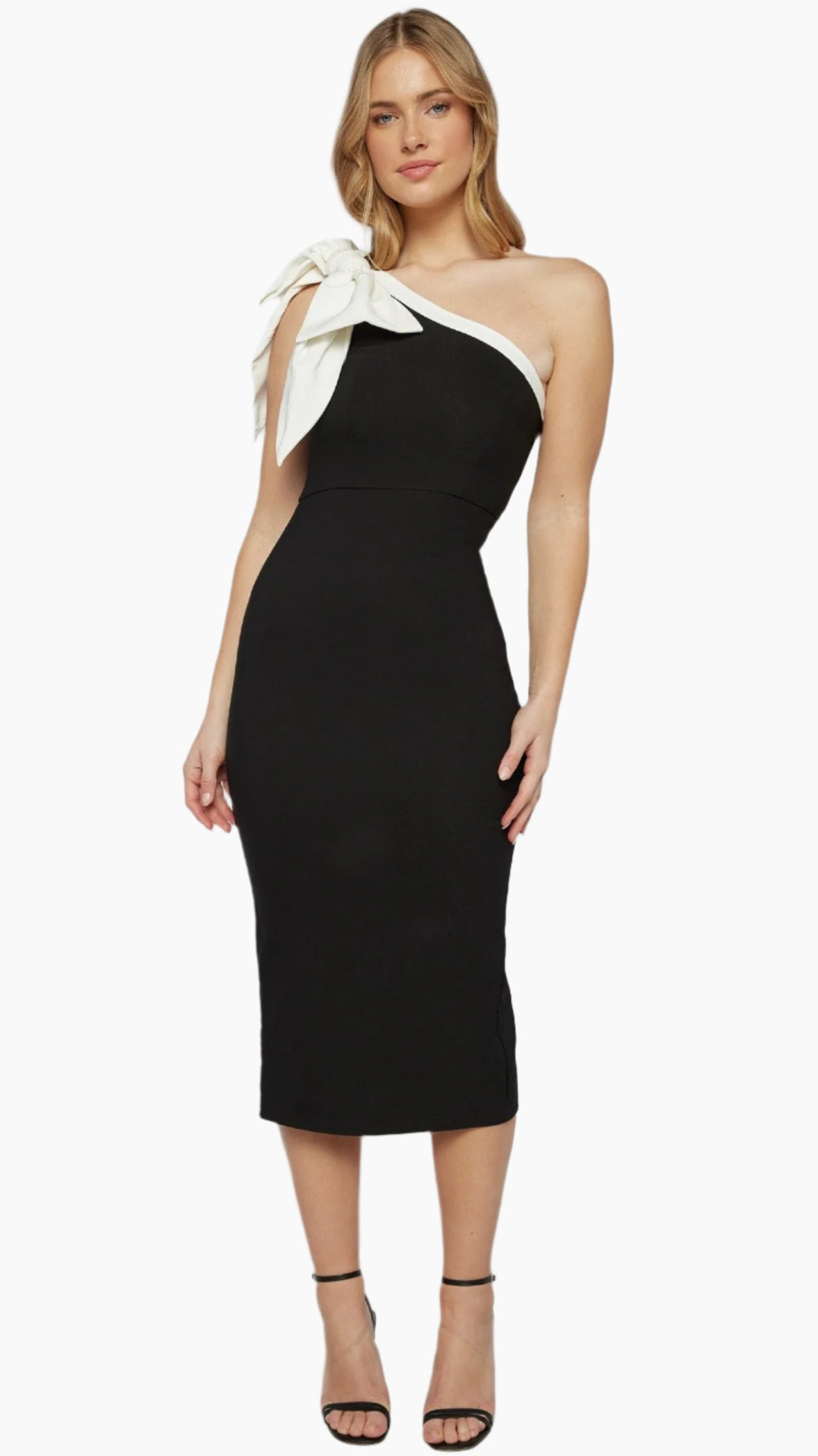 https://www.evajeancollective.com › products › one-shoulder-dress-with-contrast-bow-feature-sdr1629b