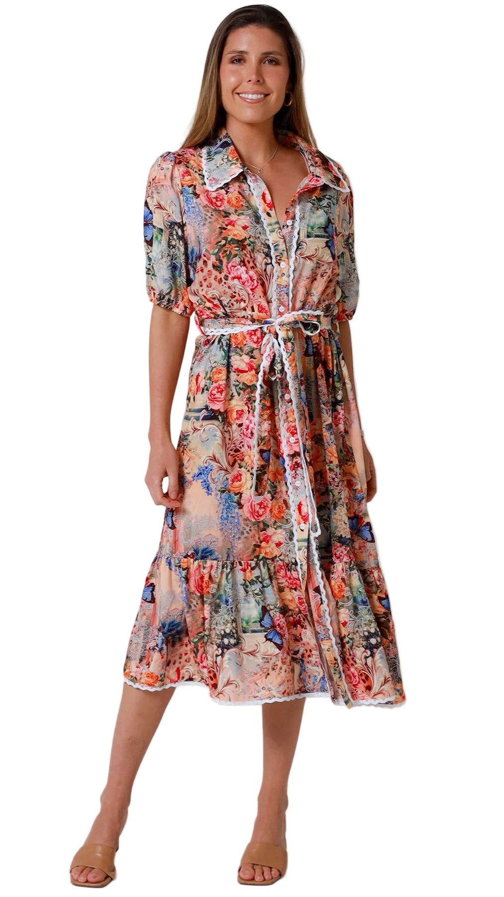 The Ulysses Bloom Shirt Midi