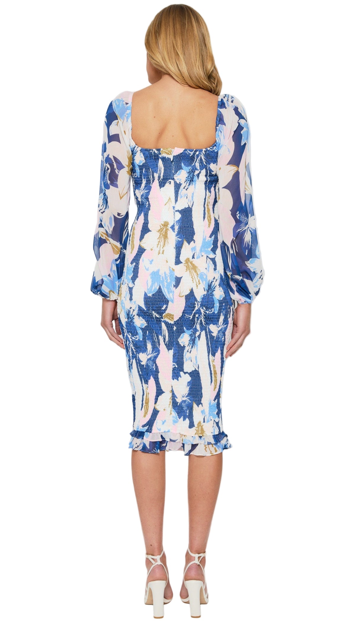 The Azure Bloom Dress