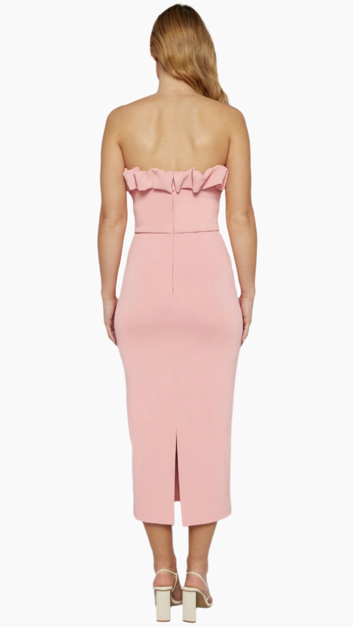 The Seraphina Ruffle Midi Dress