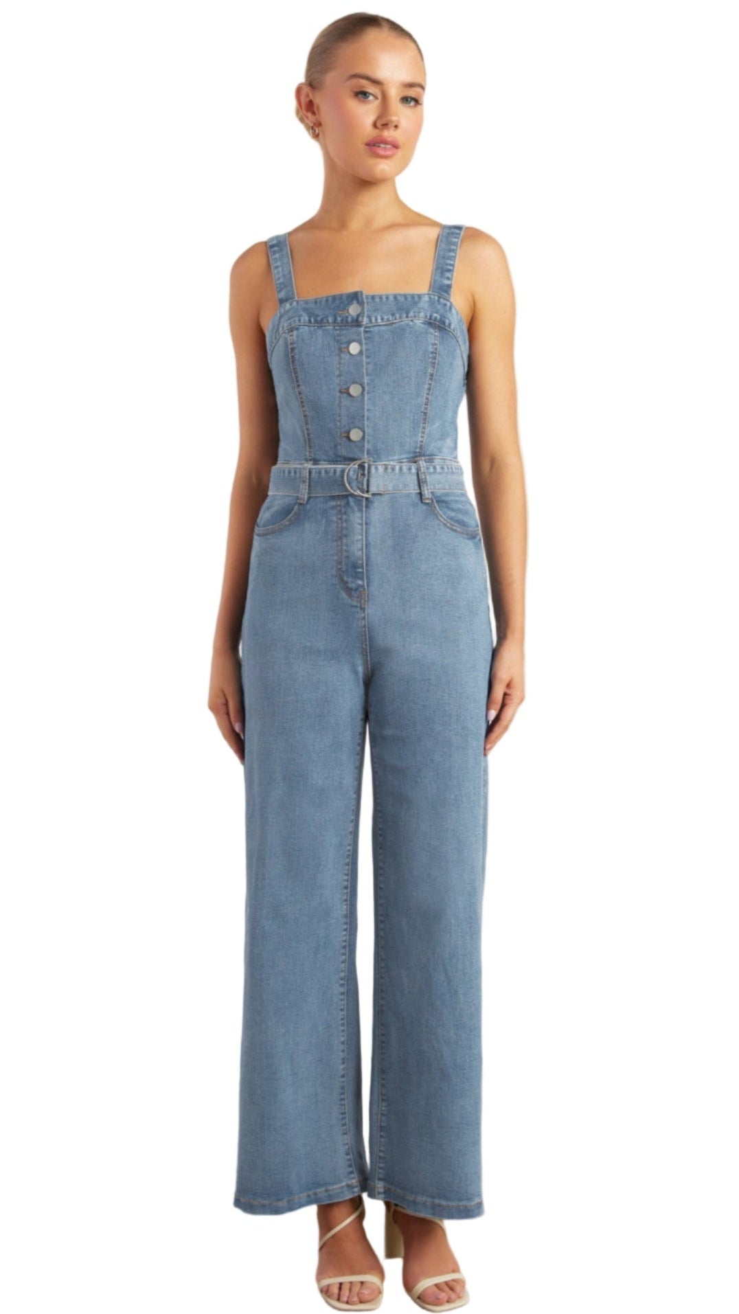 The Iconic Denim Jumpsuit