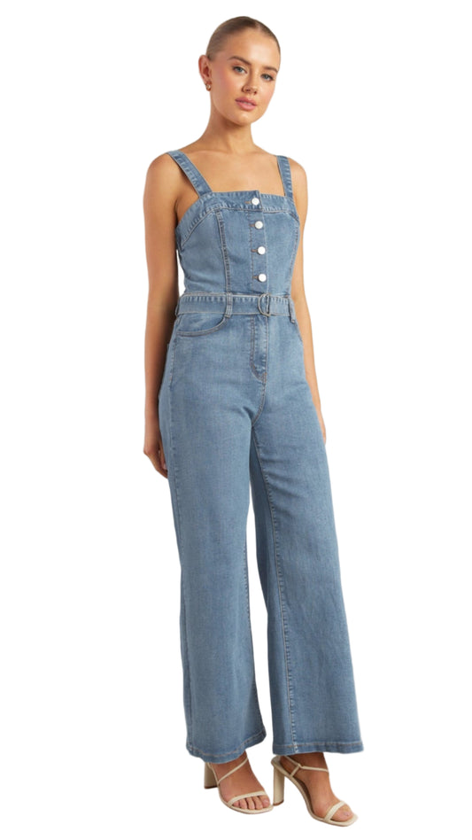 The Iconic Denim Jumpsuit